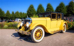 1927 Franklin Amarelo Metlico Carros - a supreme vintage car